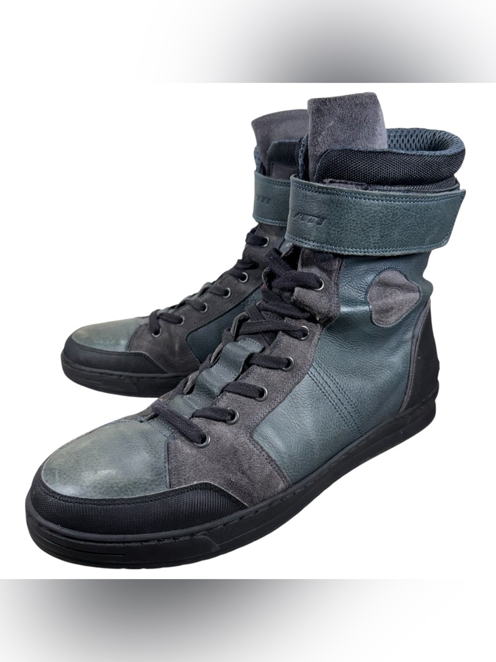 REV'IT! Revit Fairfax Motorcycle Biker Leather Boots Blue Men’s EU 44 US 10.5